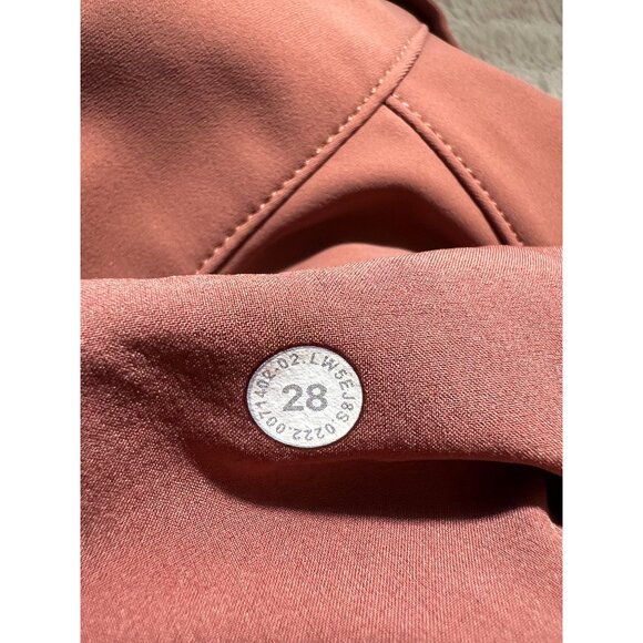 Lululemon Womens Rust Orange Pants High-Rise Skinny Fit 7/8 Length Size 28 - Picture 7 of 10